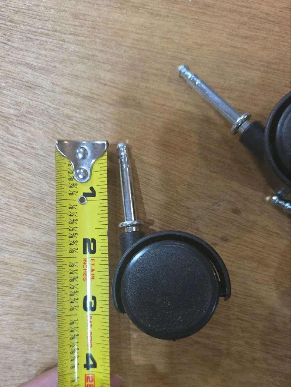 Set of 4 Black Furniture Casters